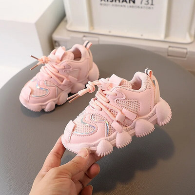 Pantofi casual respirabili pentru copii Pantofi sport confort pentru copii Pantofi sport pentru băieți Bebeluși băieți Fete Pantofi sport unisex cu plasă în aer liber
