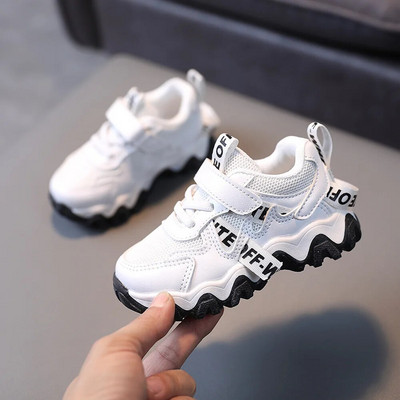 Pantofi casual respirabili pentru copii Pantofi sport confort pentru copii Pantofi sport pentru băieți Bebeluși băieți Fete Pantofi sport unisex cu plasă în aer liber