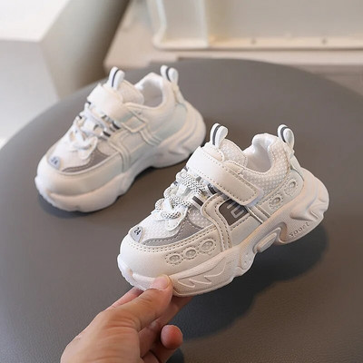 Pantofi casual respirabili pentru copii Pantofi sport confort pentru copii Pantofi sport pentru băieți Bebeluși băieți Fete Pantofi sport unisex cu plasă în aer liber