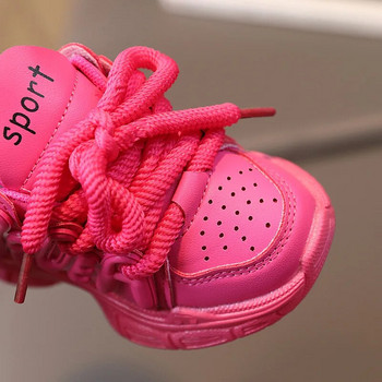 Бебешки обувки Детски ежедневни маратонки Спортни обувки за бягане 2024 Пролет Есен Малки деца Момчета Момичета Модни меки маратонки за деца