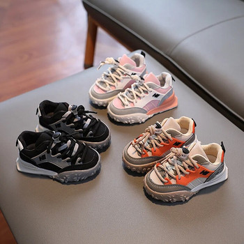 2023 Нови детски спортни обувки Бебешки момчета Мрежести дишащи обувки за открито Прохождащи момичета Ежедневни обувки за бягане Детски маратонки 21-30
