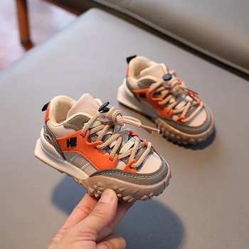 2023 Нови детски спортни обувки Бебешки момчета Мрежести дишащи обувки за открито Прохождащи момичета Ежедневни обувки за бягане Детски маратонки 21-30