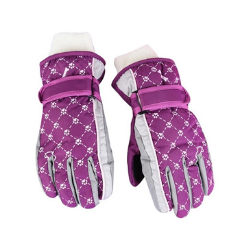 Зимни ръкавици за сняг Водоустойчиви детски ски ръкавици Детски ръкавици с ръкавици Термични ръкавици