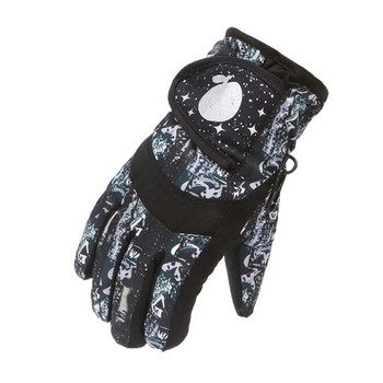 Παιδικά Unisex Χειμερινά γάντια σκι για χιόνι Παιδικά γάντια εξωτερικού χώρου αδιάβροχα ζεστά γάντια κρύου καιρού Snowboard γάντια για αγόρια κορίτσια