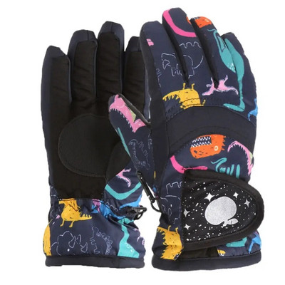 Детски унисекс зимни ски ръкавици за сняг Детски ръкавици ръкавици за открито Водоустойчиви топли ръкавици Ръкавици за сноуборд за студено време за момчета и момичета