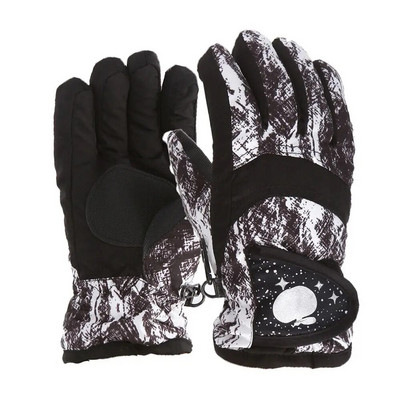 Mănuși de schi pentru zăpadă de iarnă unisex pentru copii Mănuși pentru copii mănuși de exterior impermeabile și calde mănuși de snowboard vreme rece pentru băieți și fete