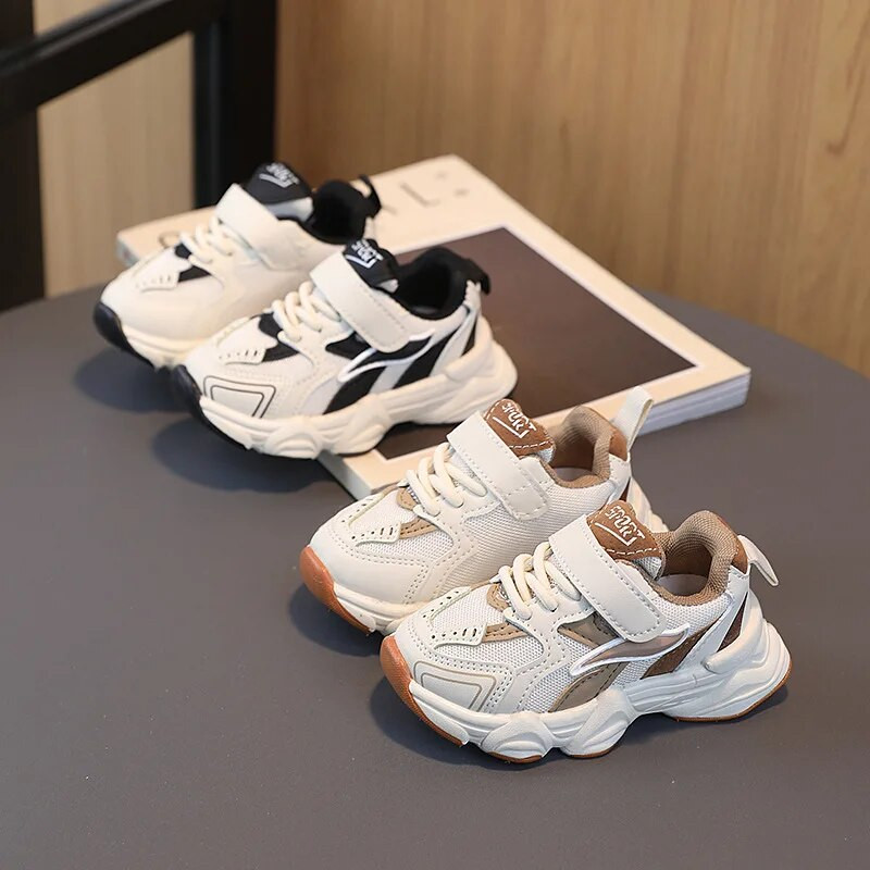 Sportiniai bateliai vaikams, 2023 m. dizainerio platforma, laisvalaikio sportiniai bėgimo bateliai, mergaičių, studentų, atitinkančios spalvos, madingi berniukų sportbačiai G01084