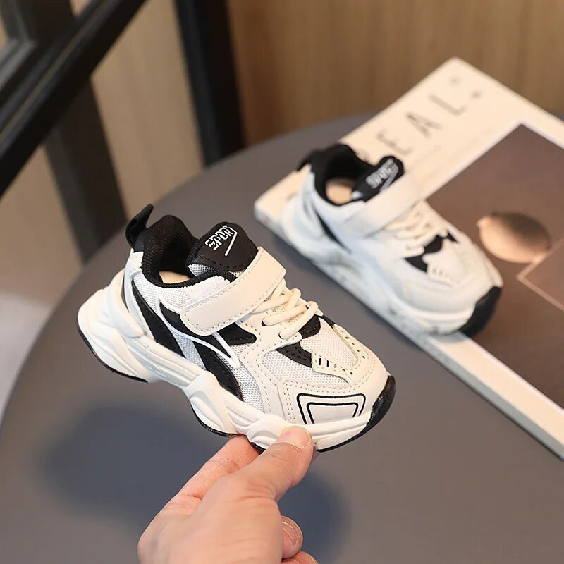 Sportiniai bateliai vaikams, 2023 m. dizainerio platforma, laisvalaikio sportiniai bėgimo bateliai, mergaičių, studentų, atitinkančios spalvos, madingi berniukų sportbačiai G01084