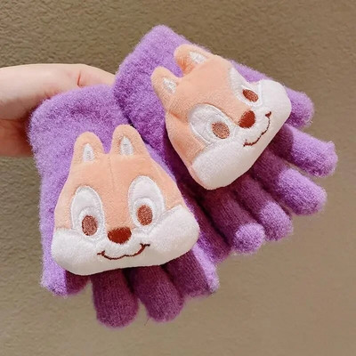 Mielos kumštinės pirštinės vaikams Vaikams Žiemos mažiems vaikams Megztos pirštinės storos šiltos virvinės pirštinės 2-8 metų berniukui mergaitei kūdikiui pirštinės 유아 장갑