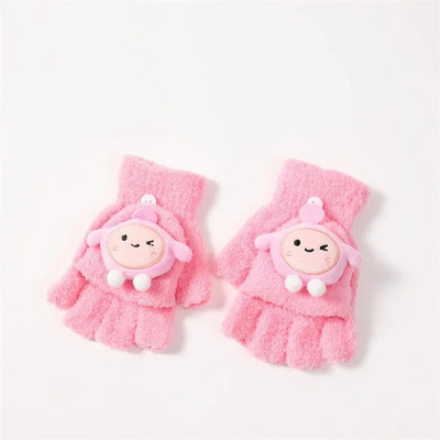 Mielos kumštinės pirštinės vaikams Vaikams Žiemos mažiems vaikams Megztos pirštinės storos šiltos virvinės pirštinės 2-8 metų berniukui mergaitei kūdikiui pirštinės 유아 장갑