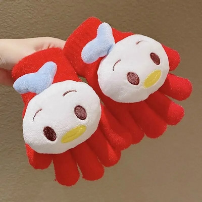 Mielos kumštinės pirštinės vaikams Vaikams Žiemos mažiems vaikams Megztos pirštinės storos šiltos virvinės pirštinės 2-8 metų berniukui mergaitei kūdikiui pirštinės 유아 장갑