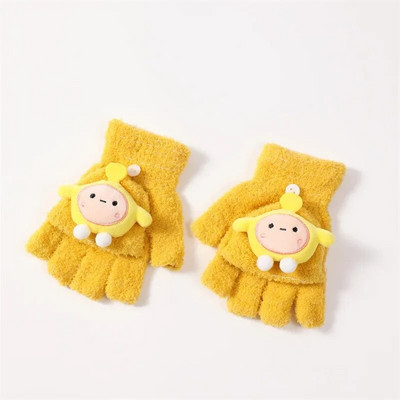 Mielos kumštinės pirštinės vaikams Vaikams Žiemos mažiems vaikams Megztos pirštinės storos šiltos virvinės pirštinės 2-8 metų berniukui mergaitei kūdikiui pirštinės 유아 장갑