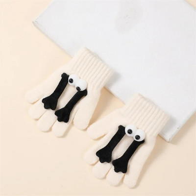 Mielos kumštinės pirštinės vaikams Vaikams Žiemos mažiems vaikams Megztos pirštinės storos šiltos virvinės pirštinės 2-8 metų berniukui mergaitei kūdikiui pirštinės 유아 장갑