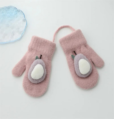 Mielos kumštinės pirštinės vaikams Vaikams Žiemos mažiems vaikams Megztos pirštinės storos šiltos virvinės pirštinės 2-8 metų berniukui mergaitei kūdikiui pirštinės 유아 장갑