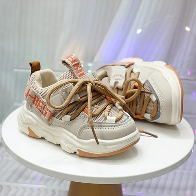 CAPSELLA KIDS Αθλητικά Παπούτσια για Αγόρια Μόδα Αθλητικά Παπούτσια 1-6 Y για κορίτσια αναπνεύσιμα υπαίθρια καθημερινά παπούτσια Παιδικά αθλητικά παπούτσια για τρέξιμο