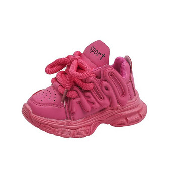 2023 Baby Chunky Shoes Αθλητικά παπούτσια για μικρά παιδιά Μόδα για αγόρια μονόχρωμα πάνινα παπούτσια 1-6 ετών Παιδικά casual αναπνεύσιμα παπούτσια για τρέξιμο