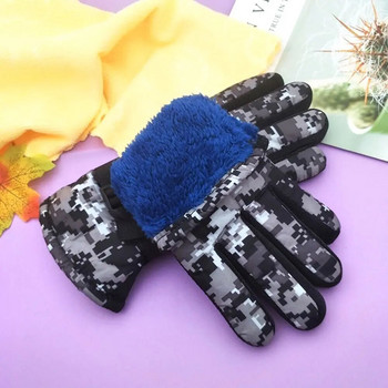 Παιδικά γάντια Χειμερινά ζεστά γάντια παραλλαγής Παιδικά μόδα Αγόρια και κορίτσια Χοντρά μακρυμάνικα γάντια για σκι εξωτερικού χώρου 7-13 ετών