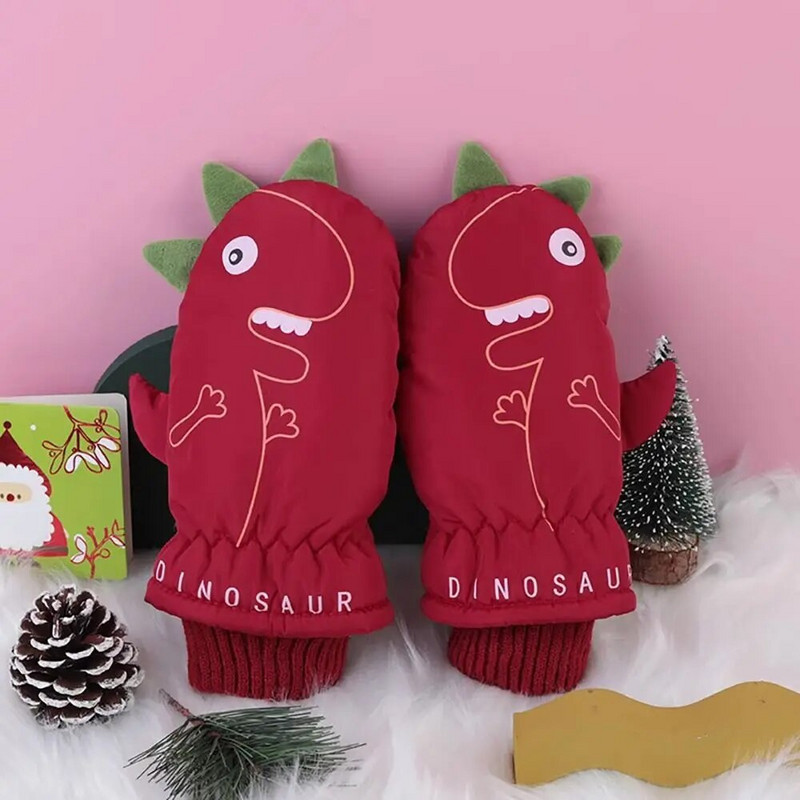 Baby Girls Snow Snowboard Thicken Ζεστά Αδιάβροχα Παιδικά Γάντια Σκι Γάντια Υπαίθριου Αθλητισμού Παιδικά Γάντια Ποδηλασίας Σκι