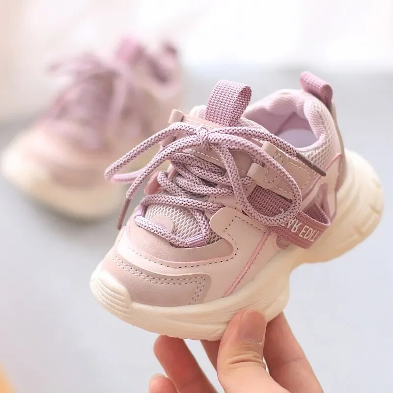 Väikelaste tüdrukute vabaajajalatsid Mood Laste tossud Poiste Pehme tallaga jooksujalatsid Hingavad tennised Zapatillas Niño