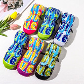 Fashion Letter Εκτύπωση Παιδικά Γάντια Χειμερινού Σκι Ζεστά Γάντια Αντιολισθητικά Αδιάβροχα Αντιανεμικά Γάντια εξωτερικού χώρου για Παιδιά Αγόρια Κορίτσια
