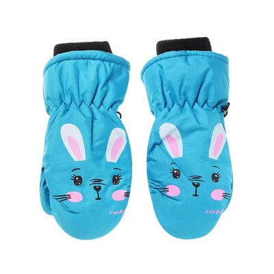 Fashion Letter Εκτύπωση Παιδικά Γάντια Χειμερινού Σκι Ζεστά Γάντια Αντιολισθητικά Αδιάβροχα Αντιανεμικά Γάντια εξωτερικού χώρου για Παιδιά Αγόρια Κορίτσια