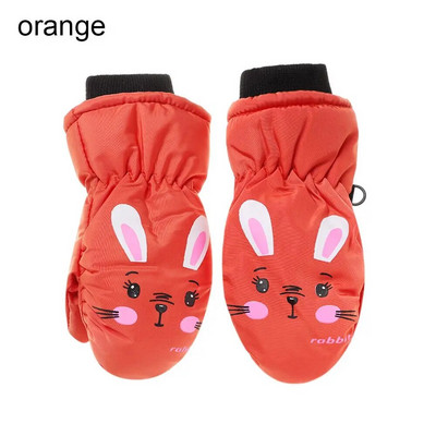 Παιδικά γάντια χειμερινού σκι Cartoon Rabbit ζεστά γάντια Αντιολισθητικά αδιάβροχα αντιανεμικά υπαίθρια αθλητικά γάντια ποδηλασίας για αγόρια κορίτσια
