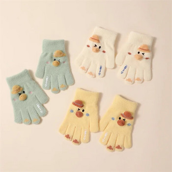 Γάντια μωρών κινουμένων σχεδίων 2-8 ετών Χειμώνας ζεστό αγόρι κορίτσι Γάντια με πέντε δάχτυλα για παιδιά πλεκτά γάντια Παιδικά γάντια χειρός 유아 장갑