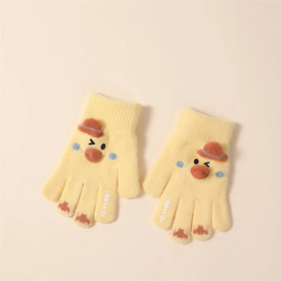 2–8 metų animacinių filmų kūdikių kumštinės pirštinės žiemai, šiltos berniuko mergaičių penkių pirštų pirštinės vaikams Megztos pirštinės vaikams pirštinės Handschoen 유아 장갑