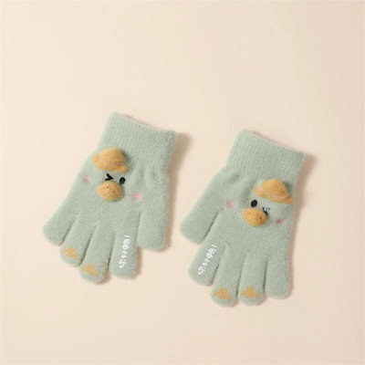 2–8 metų animacinių filmų kūdikių kumštinės pirštinės žiemai, šiltos berniuko mergaičių penkių pirštų pirštinės vaikams Megztos pirštinės vaikams pirštinės Handschoen 유아 장갑