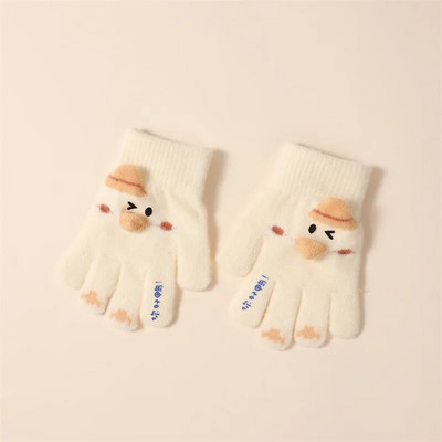 2–8 metų animacinių filmų kūdikių kumštinės pirštinės žiemai, šiltos berniuko mergaičių penkių pirštų pirštinės vaikams Megztos pirštinės vaikams pirštinės Handschoen 유아 장갑