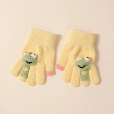 2–8 metų animacinių filmų kūdikių kumštinės pirštinės žiemai, šiltos berniuko mergaičių penkių pirštų pirštinės vaikams Megztos pirštinės vaikams pirštinės Handschoen 유아 장갑