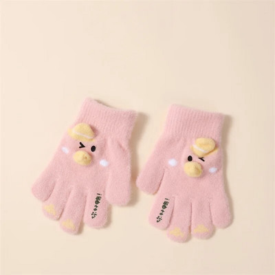 2–8 metų animacinių filmų kūdikių kumštinės pirštinės žiemai, šiltos berniuko mergaičių penkių pirštų pirštinės vaikams Megztos pirštinės vaikams pirštinės Handschoen 유아 장갑