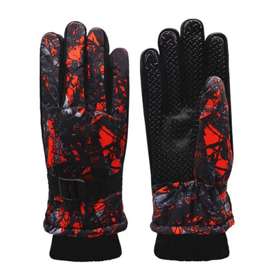 Dječje zimske tople rukavice, deblje rukavice za snijeg, podesive tople rukavice, uniseks vodootporne skijaške rukavice