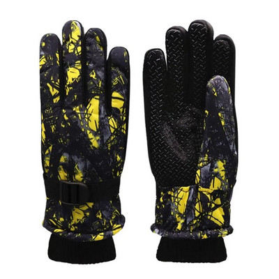 Dječje zimske tople rukavice, deblje rukavice za snijeg, podesive tople rukavice, uniseks vodootporne skijaške rukavice