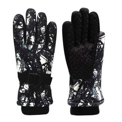 Dječje zimske tople rukavice, deblje rukavice za snijeg, podesive tople rukavice, uniseks vodootporne skijaške rukavice