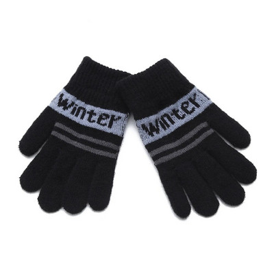 Χειμερινά ανθεκτικά στο κρύο Παιδικά γάντια Cute Alphabet Μαλακά άνετα πολύχρωμα παιδικά γάντια καθημερινά