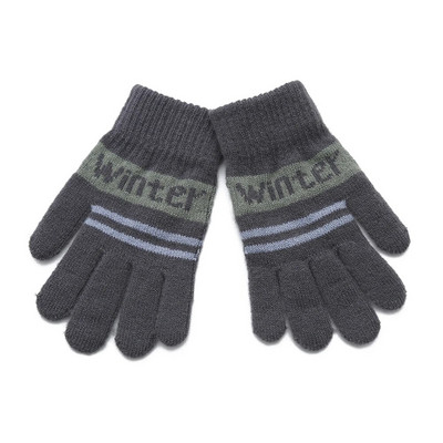 Χειμερινά ανθεκτικά στο κρύο Παιδικά γάντια Cute Alphabet Μαλακά άνετα πολύχρωμα παιδικά γάντια καθημερινά