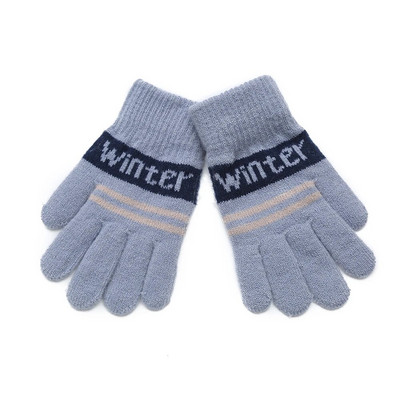 Χειμερινά ανθεκτικά στο κρύο Παιδικά γάντια Cute Alphabet Μαλακά άνετα πολύχρωμα παιδικά γάντια καθημερινά
