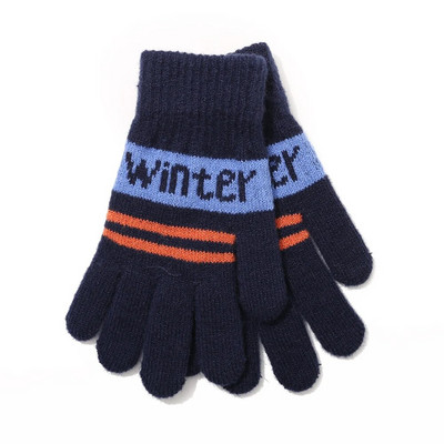 Χειμερινά ανθεκτικά στο κρύο Παιδικά γάντια Cute Alphabet Μαλακά άνετα πολύχρωμα παιδικά γάντια καθημερινά