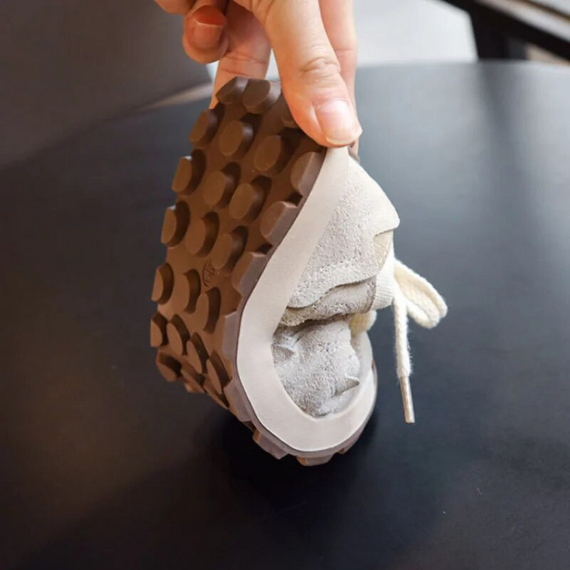 Παπούτσια τένις Casual Νέα παιδικά αθλητικά αθλητικά παπούτσια για αγόρια Slip-on γυμναστήρια Παιδιά Κλασική επωνυμία Σχεδιασμός Χοντροκομμένα κορίτσια Παιδιά Λευκό