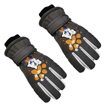 Παιδικά γάντια σκι Χειμερινά αδιάβροχα χαριτωμένα σχέδια κινουμένων σχεδίων Ζεστά γάντια για χιόνι για αγόρια κορίτσια Παιδιά 5-10 ετών O20 22 Dropship
