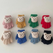 1-5 godina mačka medvjed dječje rukavice pletene dječje dječake djevojčice zimske crtane životinje dječje rukavice tople rukavice dječje zimske tople rukavice