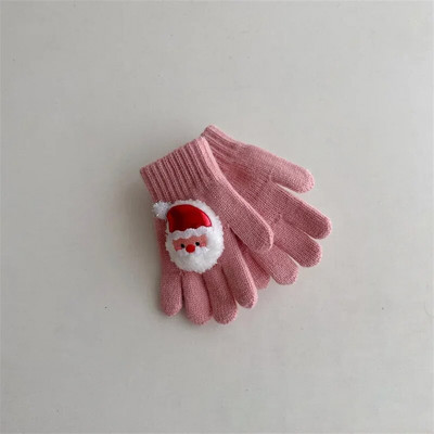 Παιδικά γάντια Χριστουγεννιάτικα Γάντια Πλεκτά Πλήρες Δάχτυλα Χειμώνα Χειμώνα Ζεστά Γάντια Μωρού Μικρό Παιδικό Γάντι για αγόρια Κορίτσια