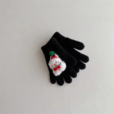 Παιδικά γάντια Χριστουγεννιάτικα Γάντια Πλεκτά Πλήρες Δάχτυλα Χειμώνα Χειμώνα Ζεστά Γάντια Μωρού Μικρό Παιδικό Γάντι για αγόρια Κορίτσια