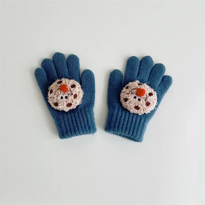 Ühevärvilised multifilmid Beebikindad Armsad imikutele mõeldud Täissõrmekindad Väikelastele Tüdrukutele Poistele Talvine Soe Palus Kootud Kinnas Laste Labakindad