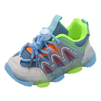 Φθινοπωρινά νέα παιδικά παπούτσια Led 1-6 ετών Baby Boys Glowing Light Up Αθλητικά παπούτσια για βρέφη First Walkers Baby girls φωτεινά αθλητικά παπούτσια