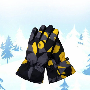 Зимни ръкавици за деца, водоустойчиви момчета, момичета, ски ръкавици за сняг, малки деца