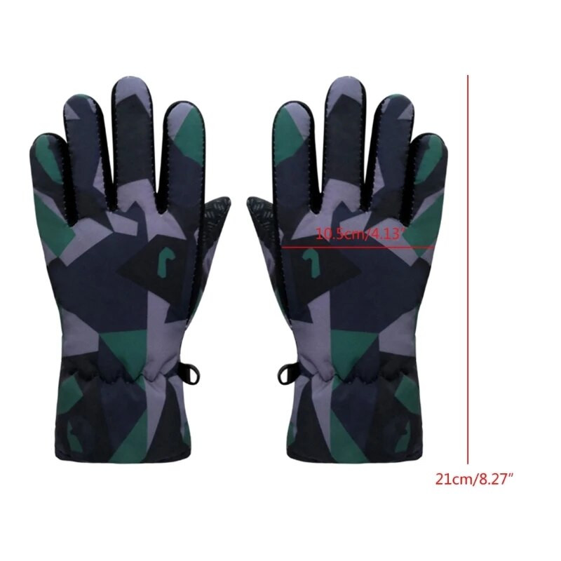 Žieminės pirštinės vaikams Neperšlampamos berniukui Mergaitei Snieginės slidinėjimo pirštinės mažiems vaikams