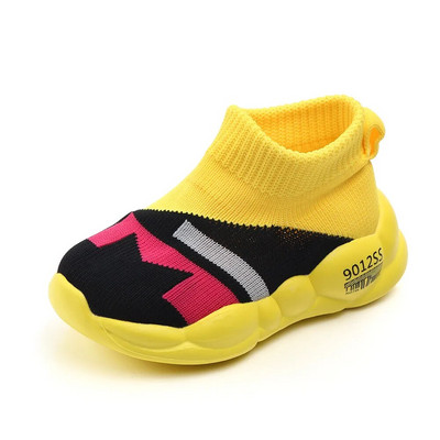 Pantofi pentru copii Pantofi șosete Bumbac moale Talpă din cauciuc 1-3 ani Copii Plimbare în aer liber Pantofi casual Unisex pentru băieți și fete 2023