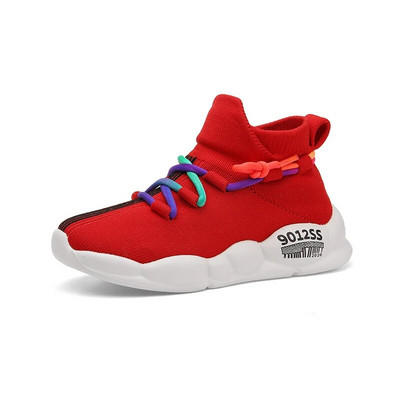 2023 m. Naujo prekės ženklo vaikiški batai berniukams, mergaitėms, kvėpuojanti avalynė, laisvalaikio sportiniai batai, minkšti lauko vaikams mezgimo sportbačiai, 26–38 dydis